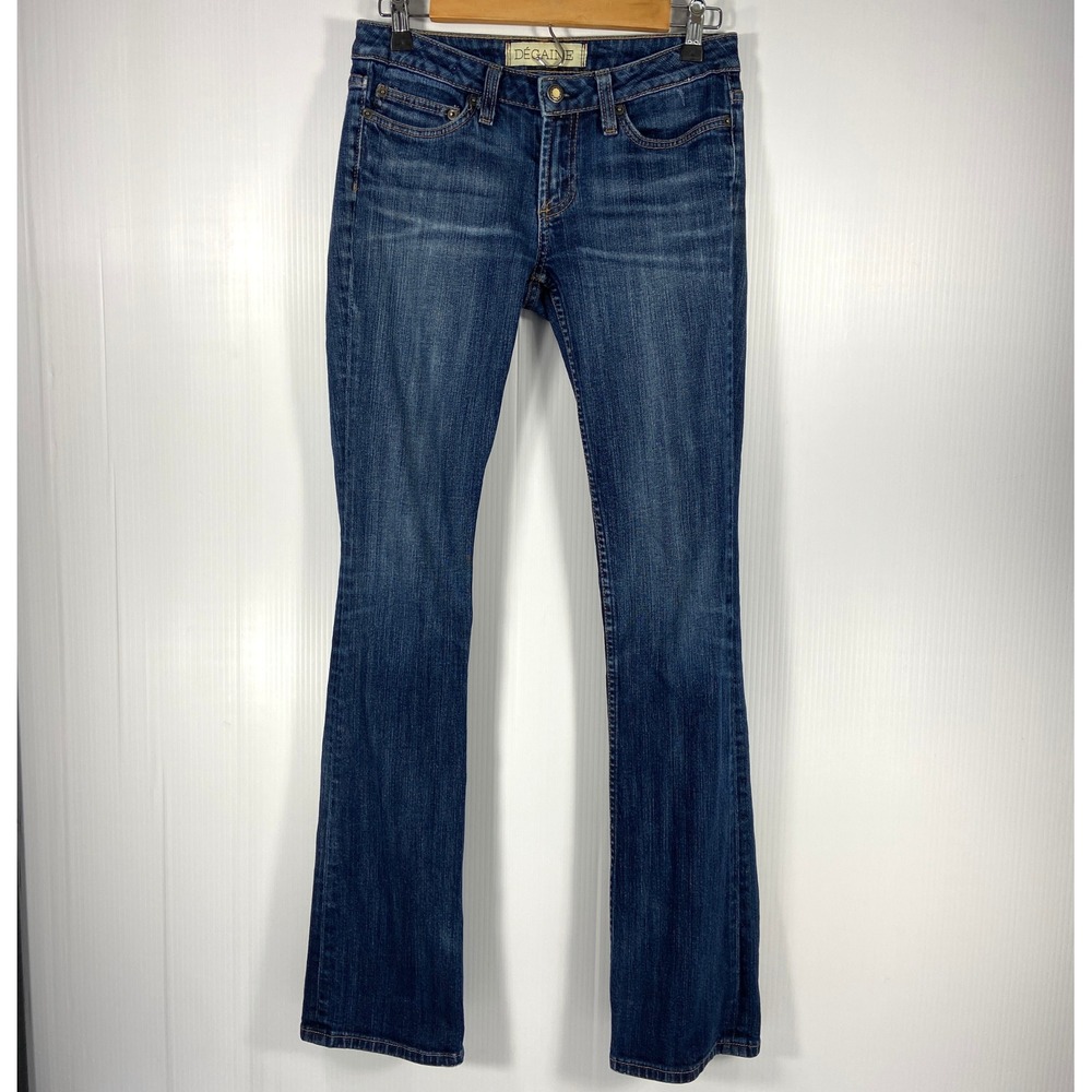 Degaine Slim Boot Cut Low Rise Blue Denim Jeans‎ Womens 27